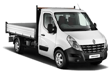 Van Hire Washington - White 3.5 Tonne Folkestone Tipper Transit - Van hire Washington